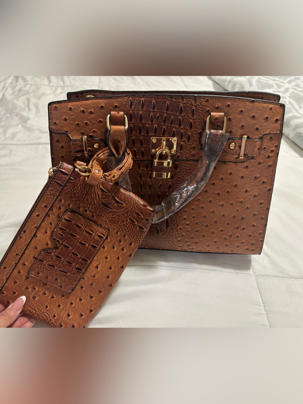 Dasein Shoulder Bag Top Handle Satchel and wallet - Picture 5 of 7